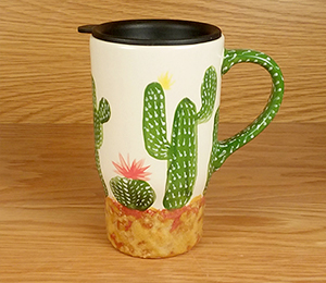 Highland Village Cactus Travel Mug