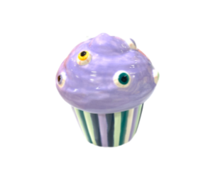 Highland Village Eyeball Cupcake