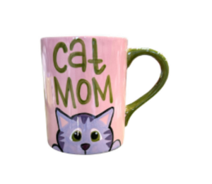 Highland Village Cat Mom Mug