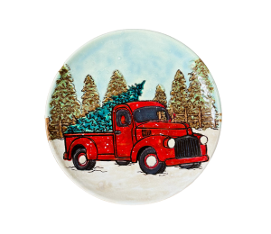 Highland Village Rustic Tree Farm Truck