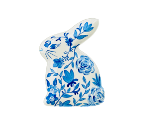 Highland Village Chinoiserie Bunny Plate