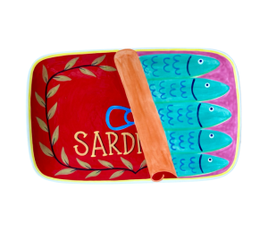 Highland Village Sardines Dinner Plate