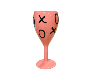 Highland Village XOXO Wine Glass